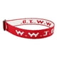 thumbnail image 1 of Pulsera unisex con estampado de letras jacquard y correa de muñeca ajustable WWJD, 1 of 5