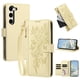 thumbnail image 1 of Funda Billetera Floral en Relieve samsung galaxy S23 con Tarjetero y Cremallera Blanco, 1 of 6