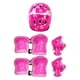 thumbnail image 1 of Juego De Equipo De Protección Para Niños De 7 Piezas, Casco De Ciclismo, Rodilleras, Coderas, Muñequeras, Rosa, 1 of 3