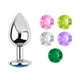 thumbnail image 3 of Set de 3 Plug Anal Acero Inoxidable S, M y L Color al Azar, 3 of 4
