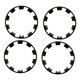 thumbnail image 2 of 4 Uds Protector De Llanta De Rueda Elegante Decorativo 20 Pulgadas Para Tesla Modelo Y Negro, 2 of 4