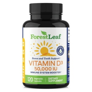 Forest Leaf Vitamina D Cholecalciferol D3 50000Ui 1250Mcg