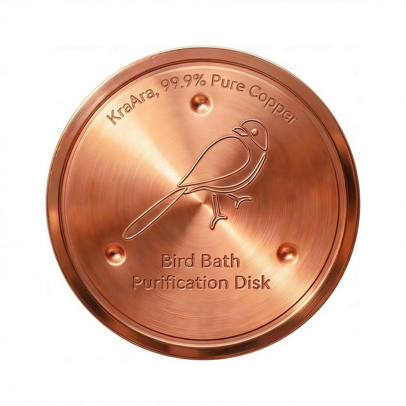 Disco de Cobre para Bebedero de Aves KraAra 10 cm 0,6 mm (1 unidad)