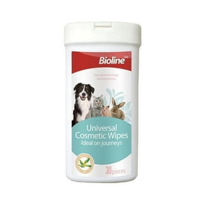 Totalclick - Toallitas Humedas Limpieza Mascotas Perros Gatos 30U Bioline