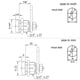 thumbnail image 2 of Cerradura tubular de reemplazo para caja de herramientas Homak con 2 llaves, 2 of 4