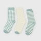 thumbnail image 3 of Calcetines Mujer Tripack Largos Mix Celeste Corona, 3 of 4