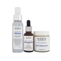 Ngen - Set Básico Antiedad Para Limpieza E Hidratación