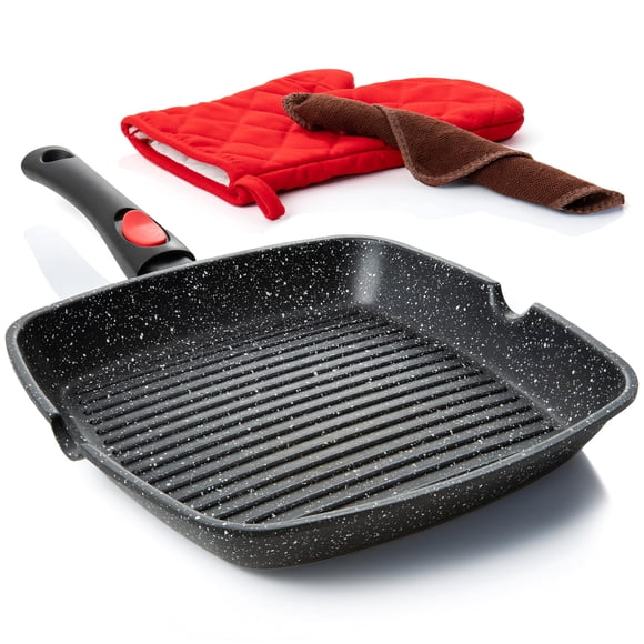 Plancha antiadherente desmontable Moss & Stone de 28 cm