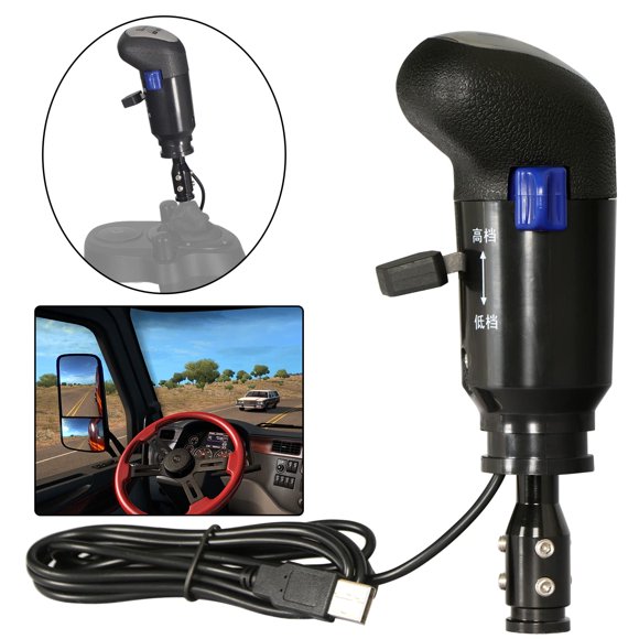 Palanca de cambios XSLOER USB para ATS, ETS2 y PC Racing G29/G27