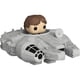 thumbnail image 2 of Funko Bitty Pop Ride Star Wars Han Solo Millennium Falcon, 2 of 3