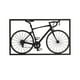 thumbnail image 1 of Arte De La Pared De La Bicicleta Escultura De La Pared Artesanía En Metal Cortijo Rústico Para Oficina Negro, 1 of 3
