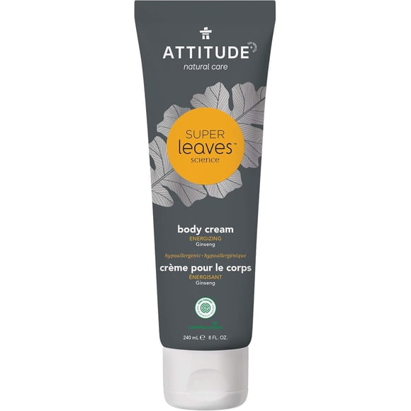 Crema Corporal Attitude Super Leaves Ginseng 240 ml Vegana