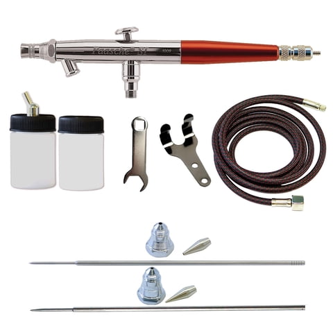 Set De Aerógrafo Paasche Si-Set Single Action Internal Mix