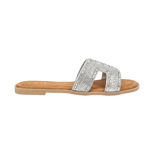 Sandalias Bonny Franco Plata Mujer | 384-0047 - Talla 36