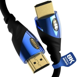 Cable Hdmi Monster 6 Pies Ultra Alta Velocidad 8K 2.1 Cobalt