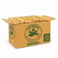 Greenes Fence - Valla Fire Starter Greenes Fatwood De 11,34 Kg, 100% Madera De Pino Natural