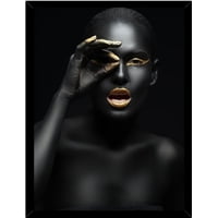 Genérico - Cuadro Decorativo Mujer Artistico 6 Medidas 30X40 Cm