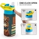 thumbnail image 4 of Castor Botella de Agua con Tapa Pop Top de Un Toque, Acero Inoxidable, a Prueba de Fugas, para Deportes, Botella Infantil azul 12 oz, 4 of 6