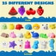 thumbnail image 3 of Juego de juguetes Mochi Squishy JOYIN, paquete de 50 para niños con caja de almacenamiento, 3 of 8