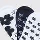 thumbnail image 4 of Calcetines Mujer Cortos Flores Negro Corona, 4 of 4