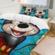 thumbnail image 1 of Mickey MouseCartoon Collection 3-Piece Comforter Set, Personalized Bedding Decor for Kids And Teens Bed Sheets, 1 of 5