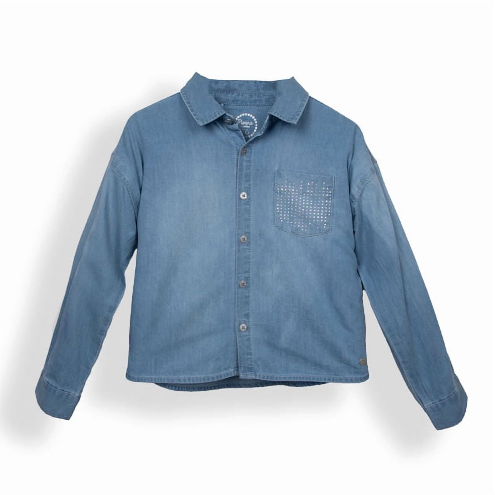 Blusa Niña Denim Pillin