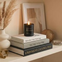 Set De 3 Libros Decorativos De Lino Upstart Decor, Cajas De Almacenamiento