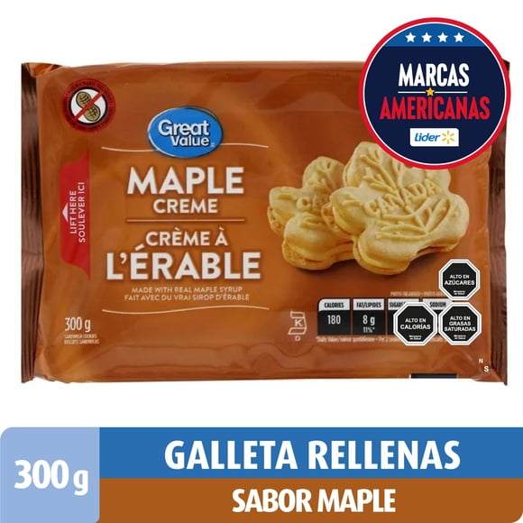 Galleta Rellena Maple, 300 g