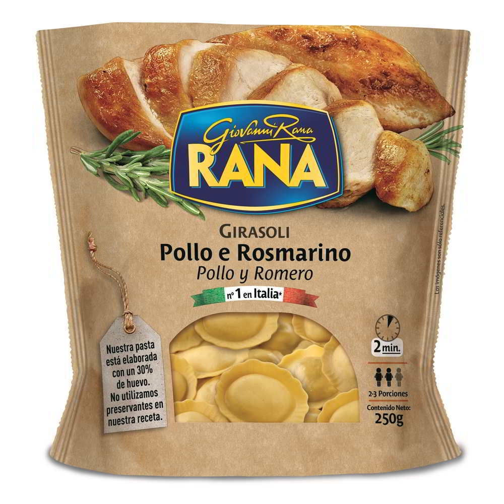 Pasta Fresca Girasoli Pollo Romero 250 g Rana