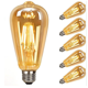 thumbnail image 1 of Pack 6 Ampolletas Vintage Led Amarillo Cálido E27, 1 of 5