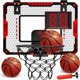 thumbnail image 1 of Aro mini de básquetbol GMAOPHY con marcador electrónico y 3 pelotas, 1 of 3