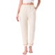 thumbnail image 1 of INSPIRE CHIC Pantalones de Pijama para Mujer de Algodón Tejido Acanalado con Cintura Elástica Pierna Recta con Bolsillos Ropa de Casa Casual XS Blanco, 1 of 6