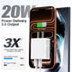 thumbnail image 2 of Cargador LCGENS de 2 unidades, USB-C y USB-A, doble puerto, 2 of 3