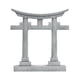 thumbnail image 1 of Figura De Santuario De Puerta Torii Japonesa, Ornamento De Paisaje Para Decoración De Acuario, 7,1x2,3x8,3 Cm, 1 of 2
