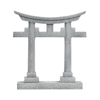 Magideal - Estatua Japonesa Torii Gate, Modelo De Santuario, Decoración De Terrario, Ornamento De Paisaje Versátil Para Decoración Artesanal De Bonsái Resistente 71X23X83Cm