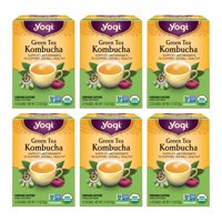 Té Yogi Té Verde Kombucha Orgánico 96 Bolsas Paquete De 6