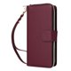 thumbnail image 4 of Funda Cartera con Cremallera y Correa para iPhone 14 Pro Max Soporte y Tarjetero Rojo, 4 of 6
