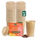 thumbnail image 1 of Vasos de café desechables ECO SOUL, paquete de 100 unidades, 473 ml, con tapas, 1 of 9