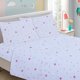 thumbnail image 1 of Juego de Sábanas Infantil 1.5 Plaza Stars 144 Hilos Blanco, 1 of 1