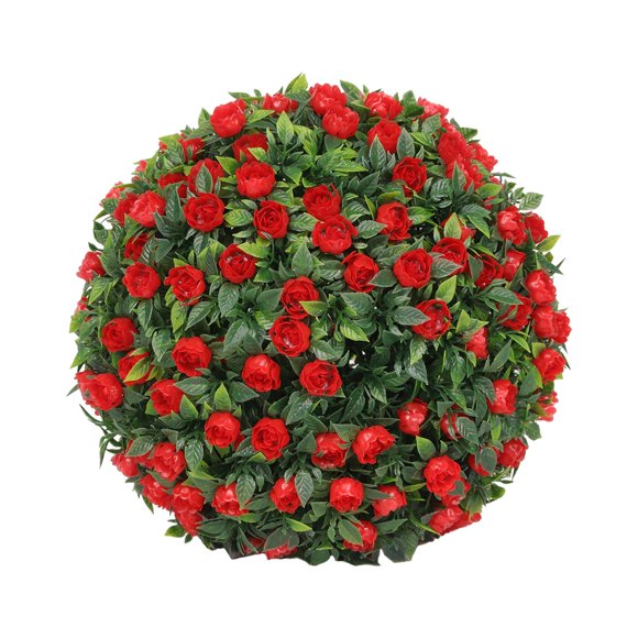 Planta De Simulación Flor Colgante Topiary Ball 7,8 Pulgadas Elegante Para Cafetería Estilo B