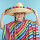 thumbnail image 5 of Sombrero GiftExpress 48 cm con banda de serape y correa de mentón, 5 of 7