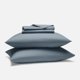 thumbnail image 1 of Juego de sábanas Brooklinen Luxury Percale 4 piezas King azul tormenta, 1 of 6