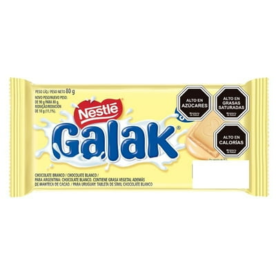 Chocolate Blanco Tableta Galak 80 G Nestlé
