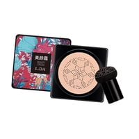 Magideal - Base De Maquillaje Facial Con Cojín De Aire Con Cabeza De Seta, Hidratante, Uniforme, Tono De Piel, Fácil De Aplicar, Crema Correctora Bb Brillante Color Natural