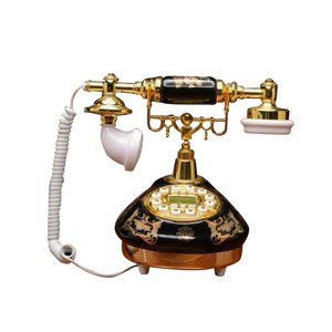 Bothyi - Teléfono Retro Con Cable Novedad Teléfono Fijo Retro Para Dormitorio Oficina Hotel