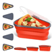 thumbnail image 1 of Contenedor de pizza reutilizable apto microondas, 1 of 3