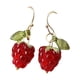 thumbnail image 1 of Pendientes De Frambuesa, Dulce Playa Para Mujer, Damas Para Aniversario, Regalo Festivo, Gota Corta, 1 of 5