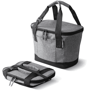 Nevera Plegable Clevermade Tahoe Gris Jaspeado/Negro