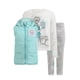 thumbnail image 1 of Conjunto para Niñas Disney Frozen Elsa de 3 Piezas: Remera, Chaleco y Leggings, 1 of 8