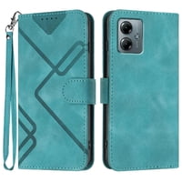 Funda Foxdock Para Motorola Moto G Play 2025 – Tipo Libro Con Soporte, Billetera, Correa Y Diseño Elegante